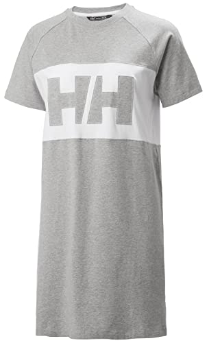 Helly Hansen Active Dress T-Shirt Jersey para Mujer, Medium, Gris (Grey Melange)