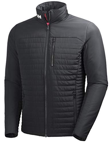 Helly Hansen Crew Insulator - Chaqueta para hombre, Gris/Negro (Ebony), XXL