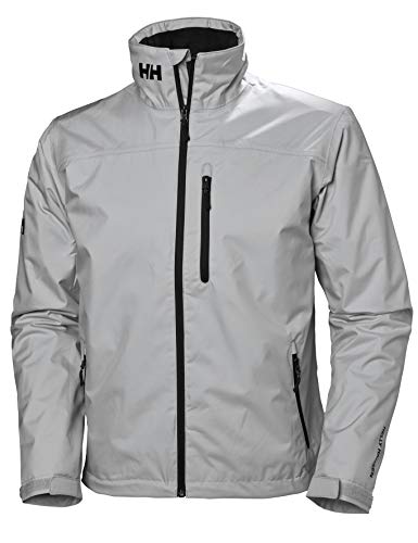 Helly Hansen Crew Midlayer Chaqueta deportiva impermeable, Hombre, Gris (Grey Fog 853), XL