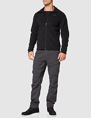 Helly Hansen Daybreaker Fleece Jacket Chaqueta con Forro Polar para Hombres, con tecnología Polartec y diseñada para Cualquier Actividad Casual o Deportiva, Negro, XL