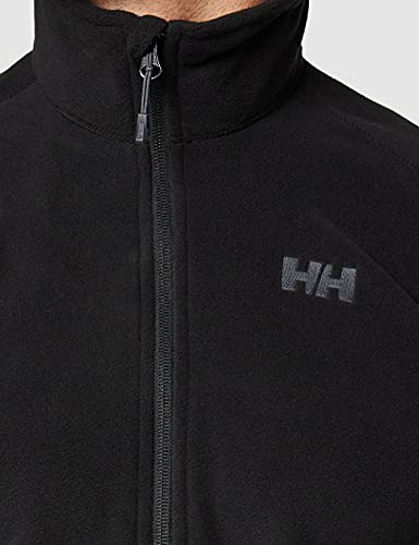 Helly Hansen Daybreaker Fleece Jacket Chaqueta con Forro Polar para Hombres, con tecnología Polartec y diseñada para Cualquier Actividad Casual o Deportiva, Negro, XL