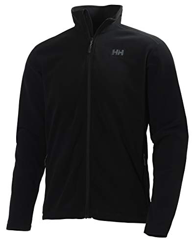 Helly Hansen Daybreaker Fleece Jacket Chaqueta con Forro Polar para Hombres, con tecnología Polartec y diseñada para Cualquier Actividad Casual o Deportiva, Negro, XL