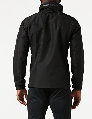 Helly Hansen Dubliner Jacket Chaqueta Chubasquero para Hombre de Uso Diario y para Actividades marítimas con la tecnología Helly Tech, Negro, XL