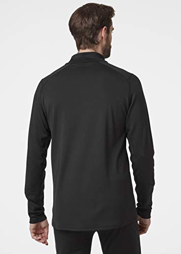 Helly Hansen Lifa Active 1/2 Zip Sueter Media Cremallera, Hombre, Black, L