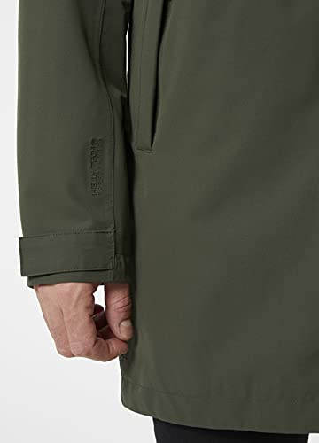 Helly Hansen Mono Material Ins Rain, Verde Utilitario, M