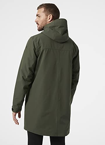 Helly Hansen Mono Material Ins Rain, Verde Utilitario, M