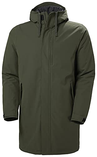 Helly Hansen Mono Material Ins Rain, Verde Utilitario, M