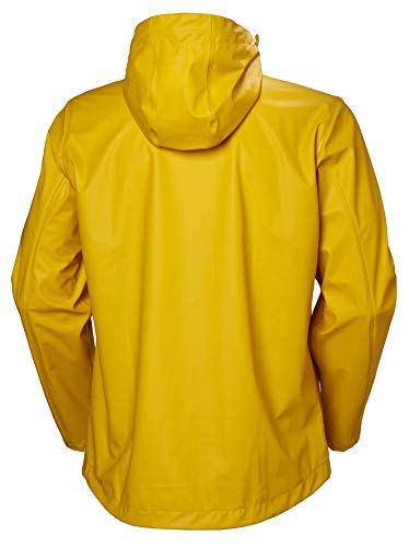 Helly Hansen Moss Outdoor Chaqueta Impermeable, Hombre, Amarillo Esencial, L