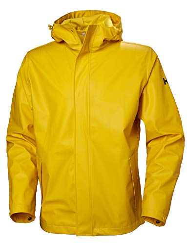 Helly Hansen Moss Outdoor Chaqueta Impermeable, Hombre, Amarillo Esencial, M