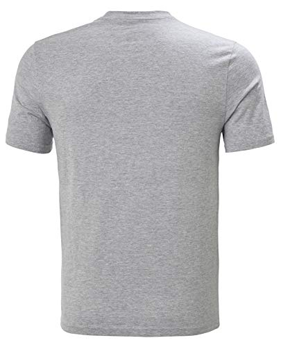 Helly Hansen Nord Graphic T-Shirt Camiseta, Hombre, Grey Melange, XL