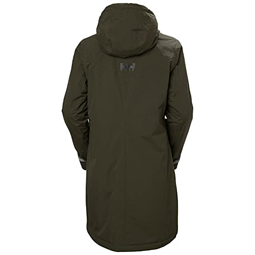 Helly Hansen W Adore Ins Rain - Chaqueta para mujer, color verde utilitario, talla M