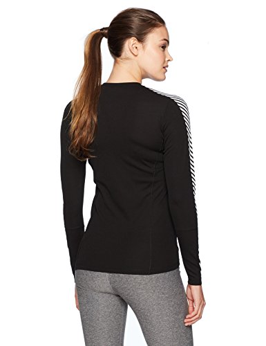 Helly Hansen W HH LIFA Crew LS Baselayer, Mujer, Negro, L