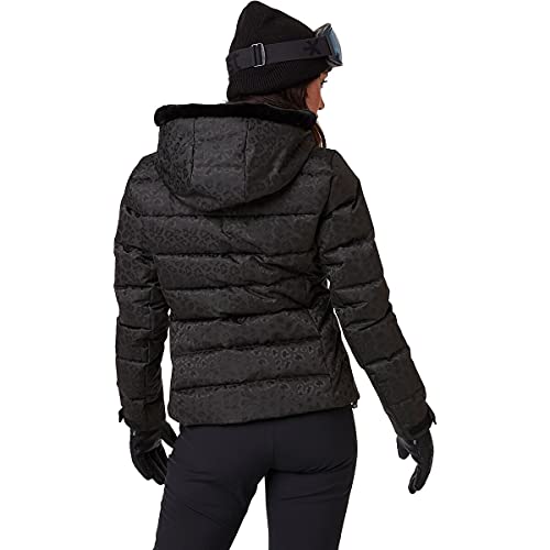 Helly Hansen W VALDISERE Puffy Jacket Abrigo de Vestir, 990 Black, XS para Mujer