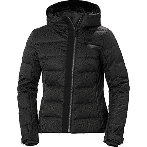 Helly Hansen W VALDISERE Puffy Jacket Abrigo de Vestir, 990 Black, XS para Mujer