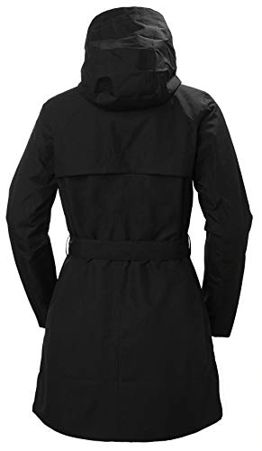 Helly Hansen Welsey II Aislado Impermeable Gabardina Chaqueta De Invierno, Mujer, Negro, L