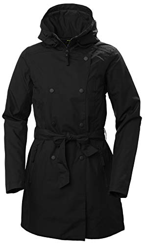 Helly Hansen Welsey II Aislado Impermeable Gabardina Chaqueta De Invierno, Mujer, Negro, L