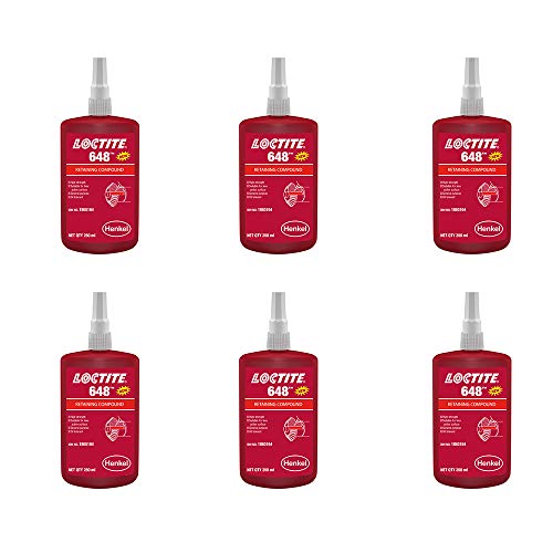 HENKEL Loctite 648 - Adhesivo para tornillos (250 ml)