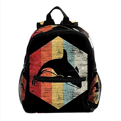 HEOH Mochila duradera universal Orca Orca Vintage