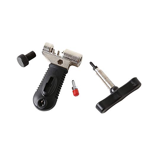 Herramienta De Cadena，Herramienta Eslabon Rapido Cadena de bicicleta Saw Bike Hand Squeeze Squeeze Alinemer Hook Reparación de reparación Herramienta de servicio W/H Enlace y repuesto PIN