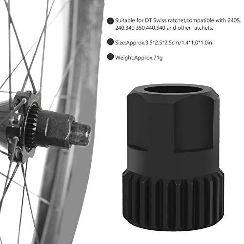 Herramienta de cubo de bicicleta Herramienta de reparación de extracción de tuerca de anillo de bloqueo de cubo de bicicleta de acero al cromo-vanadio para DT Swiss DT 350 240 440 540 Trinquete