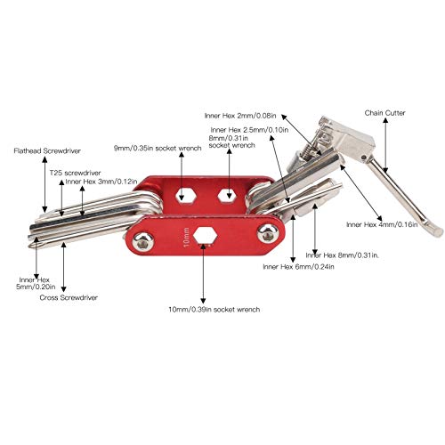 Herramienta de reparación múltiple de Bicicletas, Interruptor de Cadena de Bicicleta de Ahorro de energía de tamaño Compacto y Duradero, para Bicicleta