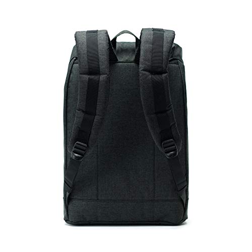 Herschel casual Rayado Negro/ Caucho Negro