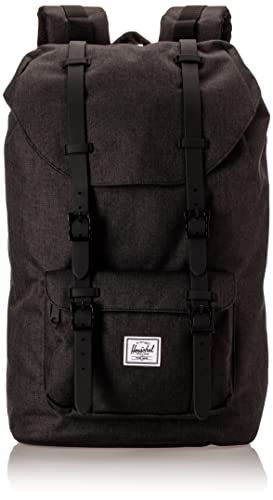 Herschel Little America Mid-volume casual Crosshatch Negro/ Negro, 17L