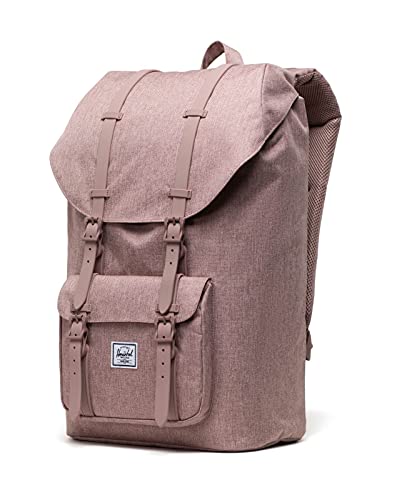 Herschel - Little America - Mochila unisex para adulto, Ash Rose Crosshatch, Talla única, informal.