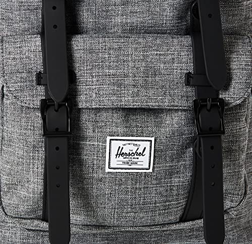 Herschel Mochilas Escolares, Taille Unique, 11, Raven Crosshatch/Black Rubber.