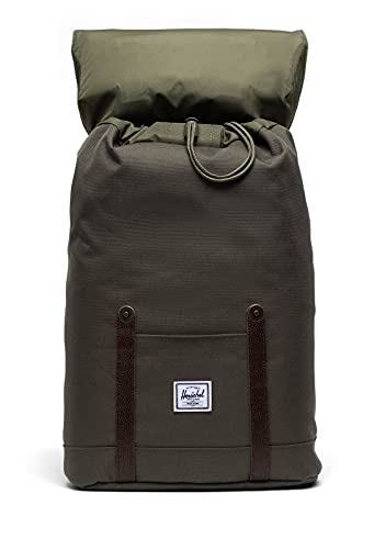 Herschel Retreat Mid-volume Mochila Mediana Unisex - Adulto, Ivy Green/Chicory Coffee, Talla única, informal.