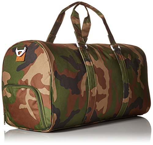 Herschel Supply Co - Bolso de viajeNovel - Bolsa de Deporte, Woodland Camo/Zip (Verde) - 10026-00699-OS