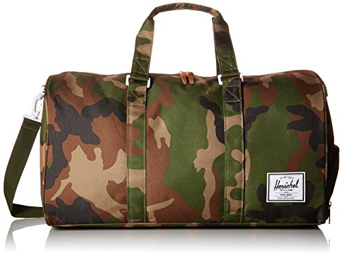 Herschel Supply Co - Bolso de viajeNovel - Bolsa de Deporte, Woodland Camo/Zip (Verde) - 10026-00699-OS