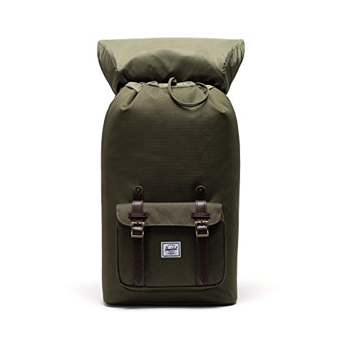 Herschel supply Herschel Herschel Little America Mochila Mochila, Ivy Green/achicoria Coffee, Classic 25.0L, Mochila para portátil Little America
