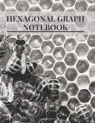 Hexagonal Graph Notebook: Graph Paper Notebook 8.5 x 11, Hexagon Paper Book for Drawing Organic Chemistry Notes Structures (Volumn 29)