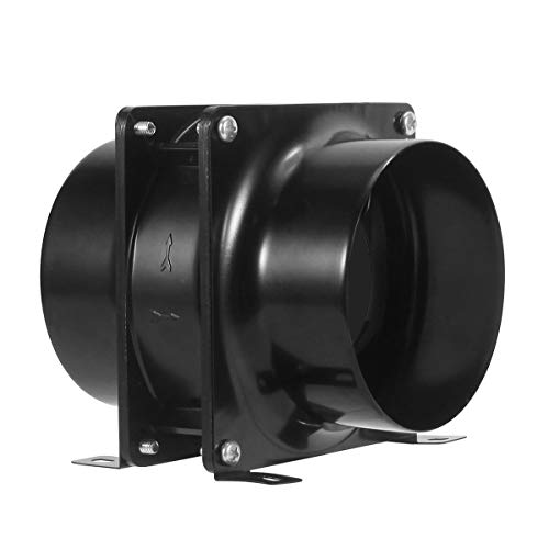 HG Power Ventilador de extracción axial, de metal, para tuberías de ventilación industrial, ventilación silenciosa en línea