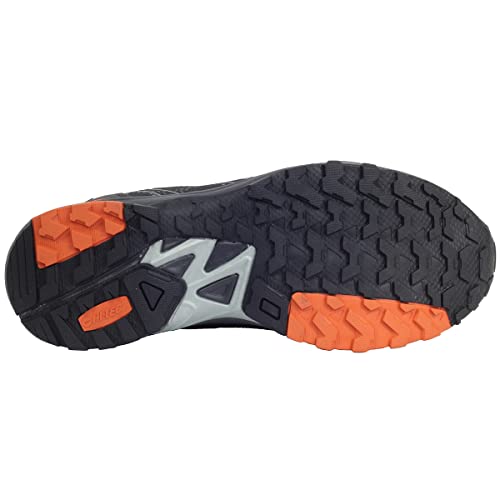 HI-TEC Zapatillas de Trekking Hombre RONCAL Low,Calzado Senderismo Hombre, Soft Shell Impermeable (Black/Orange, Numeric_42)