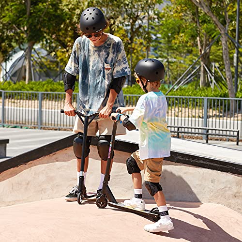 Hikole Patinete Scooter Freestyle para Niños y Principiante,Rotación de 360 ​​Grados, Acrobático y Resistente a Saltos, 79 cm de Altura, 100 kg de Carga