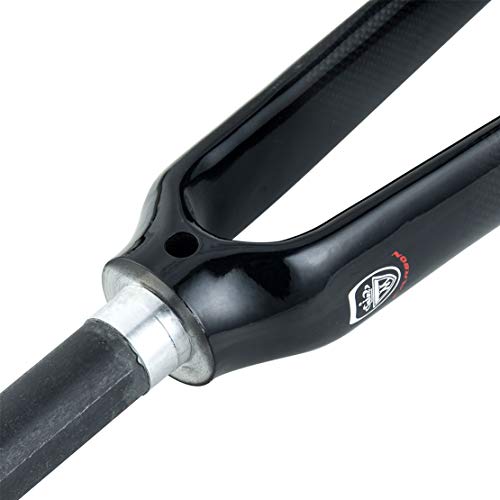 HIOD Fibra de Carbon Horquillas de Bicicleta Bici Horquilla Bicicleta de Carretera Carreras Equitación Accesorios Freno de Disco Horquilla para 700C Juego de Ruedas