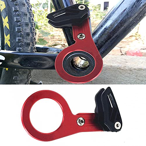 HIXISTO Guia Cadenas Bicicleta，GuíA De Cadenas MTB Bicicleta de montaña Guidelock Lightweight Aley de aleación de una Cadena de Cadena de un Solo Disco (Color : Black 1)