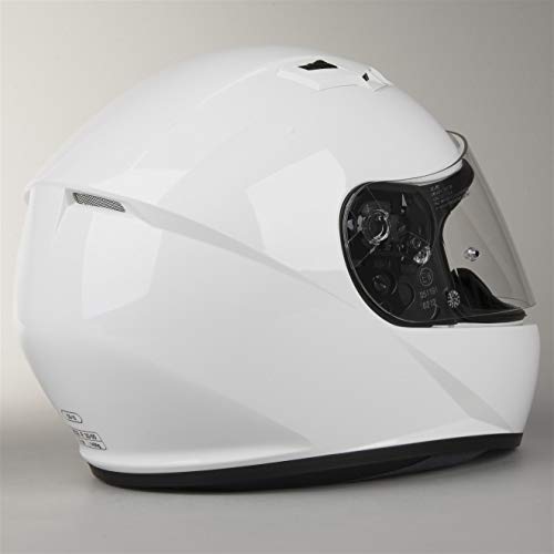 HJC 10102807 Casco de Moto, White, Talla S