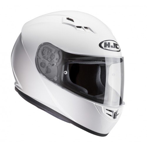 HJC 10102807 Casco de Moto, White, Talla S