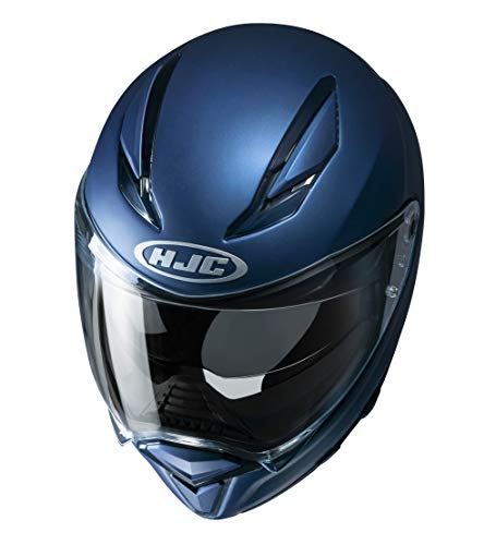 HJC HELMET F70 SEMI FLAT METALLIC BLUE L