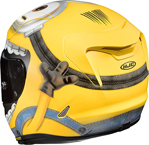 HJC Helmets Casco integral de moto RPHA11 OTTO MINIONS, M, Amarillo