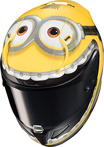 HJC Helmets Casco integral de moto RPHA11 OTTO MINIONS, M, Amarillo