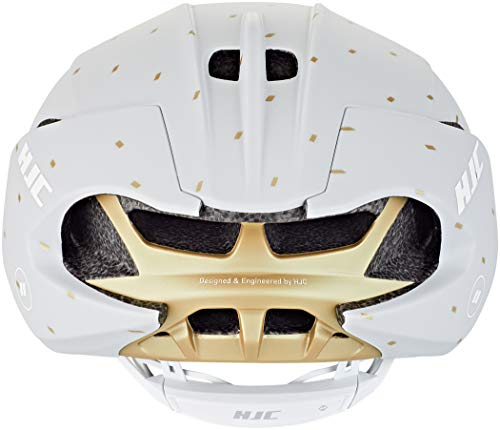 HJC Helmets Furion 2.0 Casco Semi-Aero, Unisex Adulto, MT Off White Gold, M 55~59CM