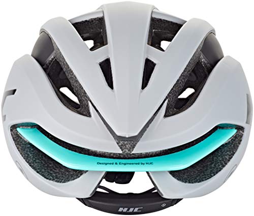 HJC Helmets Ibex 2.0 Casco de Carretera, Unisex Adulto, Línea White Grey, L