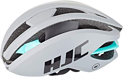 HJC Helmets Ibex 2.0 Casco de Carretera, Unisex Adulto, Línea White Grey, L