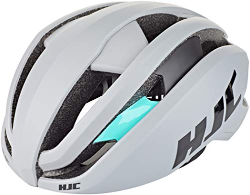 HJC Helmets Ibex 2.0 Casco de Carretera, Unisex Adulto, Línea White Grey, L