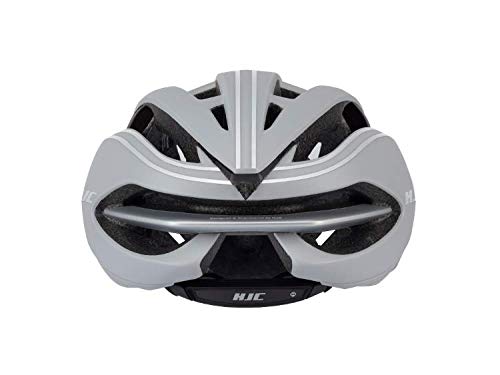 HJC Helmets Ibex 2.0 Casco de Carretera, Unisex Adulto, MT Grey Silver Line, S 51~56CM