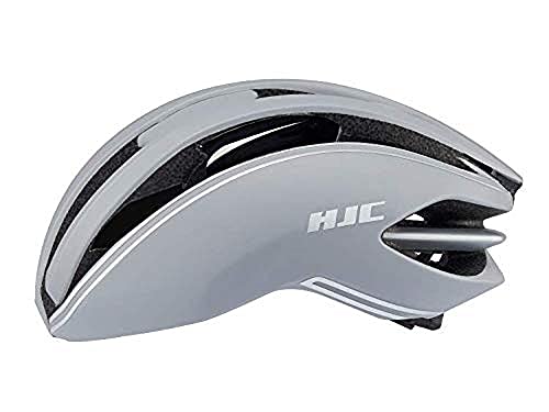 HJC Helmets Ibex 2.0 Casco de Carretera, Unisex Adulto, MT Grey Silver Line, S 51~56CM